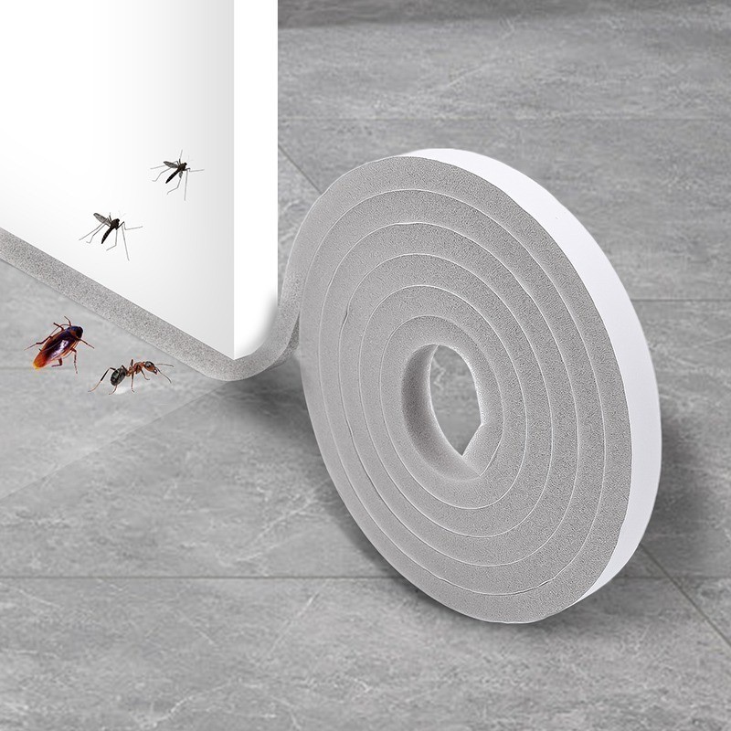 [กทมจัดส่ง]แถบปิดผนึกโฟมแบบมีกาวในตัว-เทปกันฝุ่นและกันเสียงแบบหนาสําหรับประตูและหน้าต่าง - รูปที่ 4