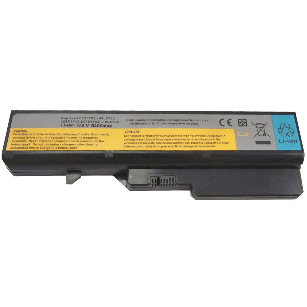 Battery Lenovo Ideapad G460 LO9L6Y02 : 10.8V-4400mAh Black (CYBERBATT)