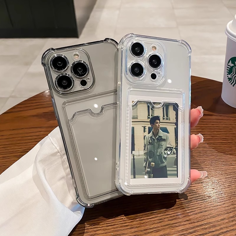 TPU เคสใส For iPhone รุ่นใหม่ล่าสุด เคสกันกระแทก รุ่น 17 Air 16 15 14 13 12 Pro Max 11 Pro XS Max XR X 8 7 Plus SE
