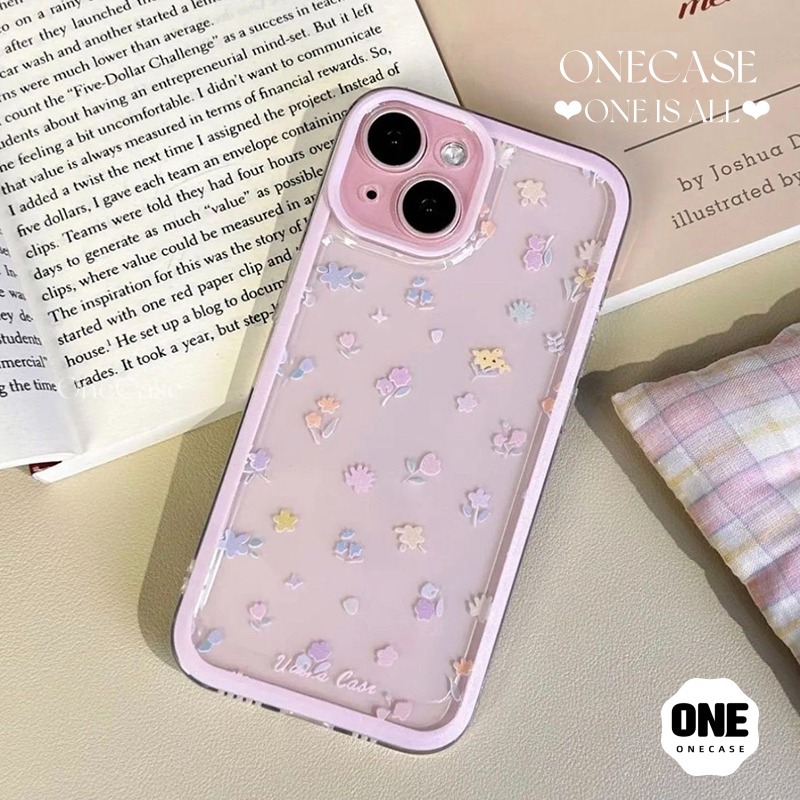 เคสไอโฟน7 สำหรับ IPhone 13 12 16 15 11 14 Pro Max XS XR X Max 8 Plus SE 2020 สีลูกกวาด ทิวลิป เรียบง่าย แฟชั่น แฟนซี เคส - รูปที่ 3