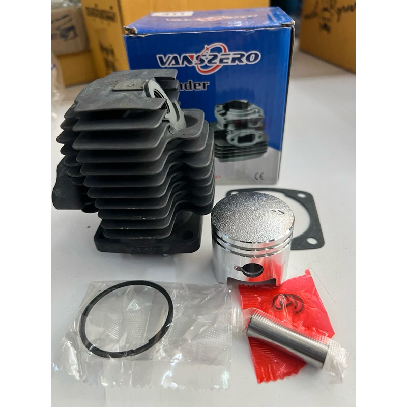 เสื้อสูบ RBC411 NB411 สีดำ vanzero ชุดเสื้อสูบ ครบชุด เครื่องตัดหญ้า 2จังหวะ - รูปที่ 4