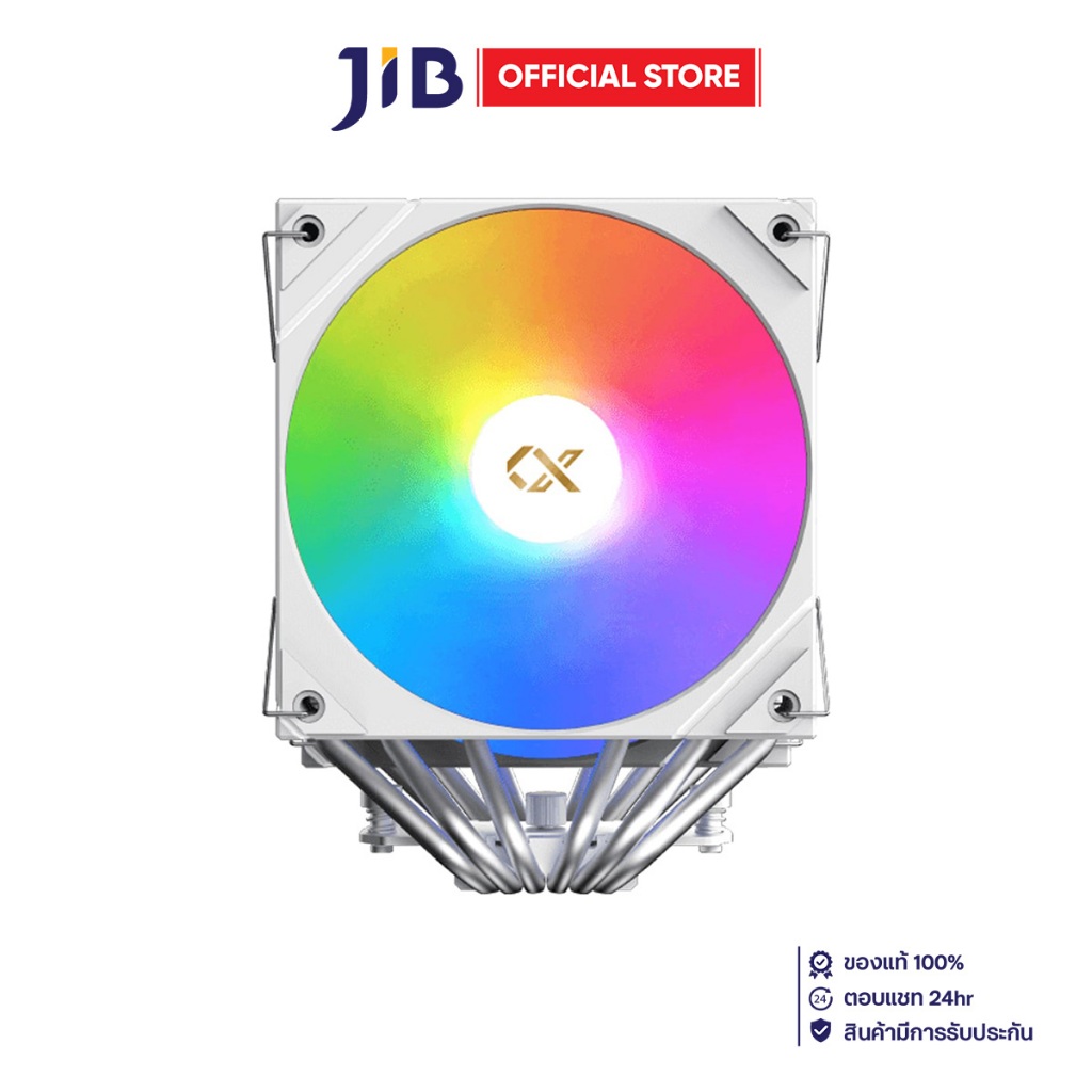 CPU AIR COOLER (พัดลมซีพียู) XIGMATEK AK6 DUAL DIGITAL ARCTIC - WHITE (EN45851)