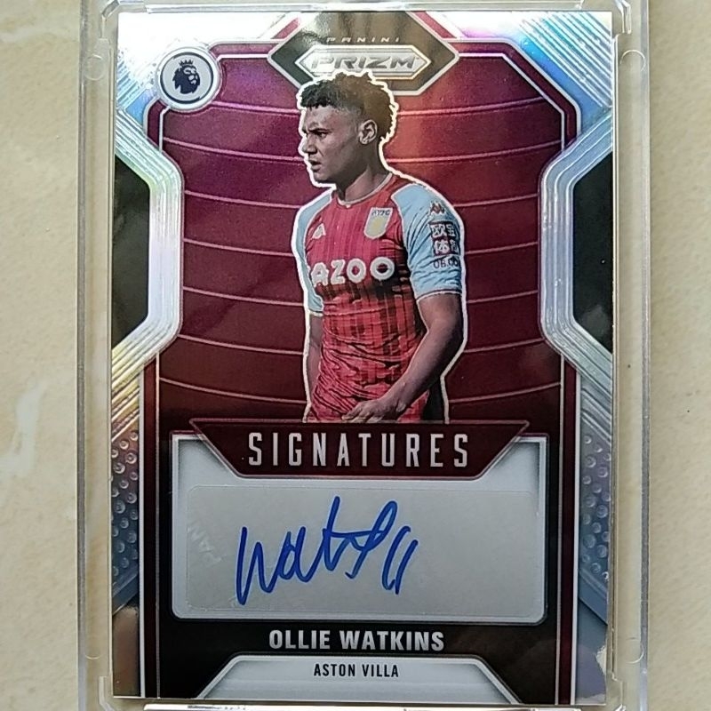 การ์ดฟุตบอล Panini Prizm AUTO OLLIE WATKINS/99