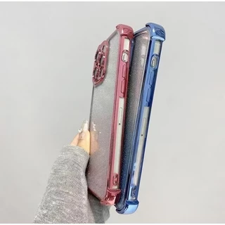 เคสโทรศัพท์ สำหรับ OPPO A18 A38 A17 A17K A78 A58 เคส หรูหรา กากเพชร 2in1 ไล่โทนสีสวย กันกล้อง กันกระแทกมุม F8
