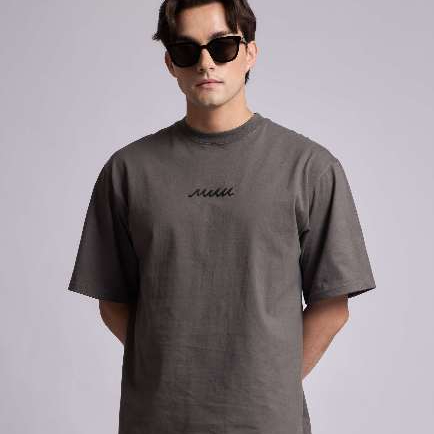 KLOVER COLLECTION - Eternal belief gray (FAITH) เสื้อยืดทรง OVERSIZE เสื้อโอเวอร์ไซส์ สีเทา ผู้ชาย ผู้หญิง ใส่สบาย