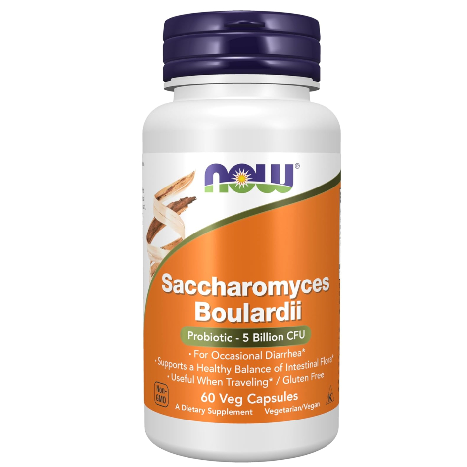 now foods saccharomyces boulardii 5 billion cfu 60 veg capsules