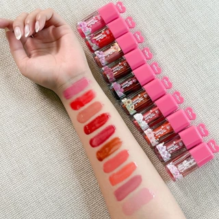 ((ML27 - 10 เฉดสี)) ลิปมิเกว ลิปบำรุงปากสีสวยปากฉ่ำ น่าจุ้บ พร้อมบำรุง Mikeo lover Lip tint gloos oil vitamin serum