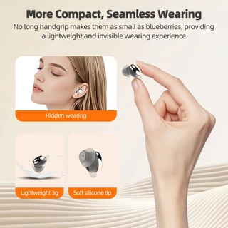 GOOJODOQ J231 หูฟังไร้สาย หูฟัง Bluetooth 5.3 หูฟังสำหรับการนอน การลดเสียงรบกวน หูฟังบลูทูธ