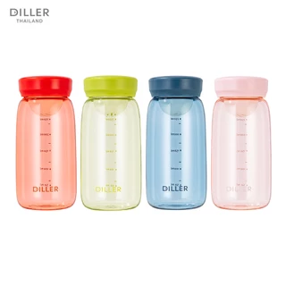 Diller Thailand Tritan Flask 300/380 ml. ขวดน้ำฝาหมุน ยกดื่มง่าย ปราศจาก BPA และ Phthalates ส่งจากกทม. ( D44 / D2429 )