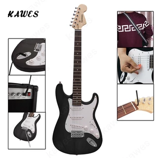 กีตาร์ไฟฟ้า KAWES GUITAR WORLD ST ฟรี สายแจ็ค ประแจ มืออาชีพสำหรับผู้เริ่มต้น| เลือกเพิ่มตู้แอมปได้