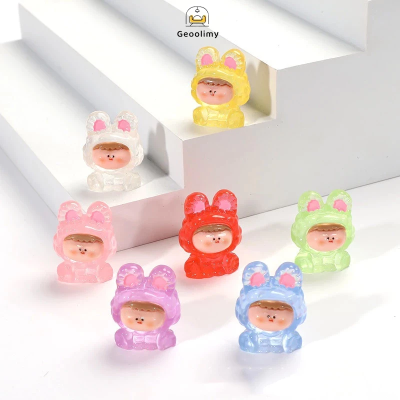 Little Lilith ตกแต่ง น่ารัก DIY เครื่องประดับ กระเป๋าปริศนา ขุดสมบัติตกแต่งรถขายดี สามมิติ Luminous สไตล์สุ่ม ✨Geoo