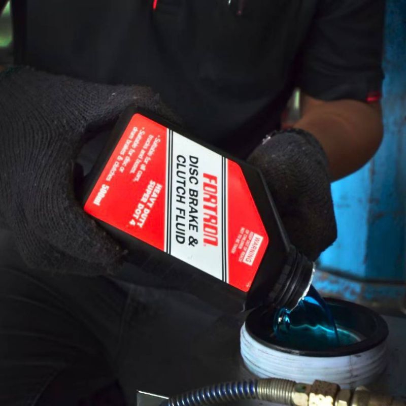 น้ำมันเบรคสีฟ้า สังเคราะห์แท้ คุณภาพดี FORTRON จากประเทศ ออสเตรเลีย