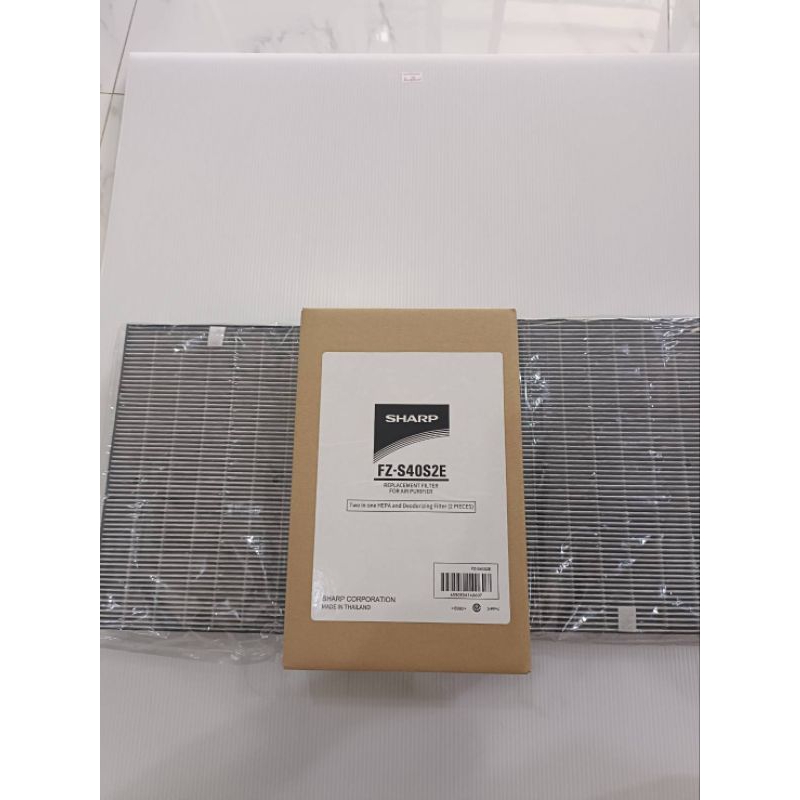 SHARP ชุดแผ่นกรองอากาศ รุ่น FZ-S40SFE ใช้กับเครื่องฟอกรุ่น FP-S40B-W, FP-S40B-T, FP-S42B-L (ของแท้)