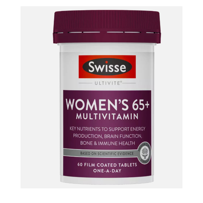 Swisse Ultivite Women’s 65+ Multivitamin ขนาด 60 เม็ด