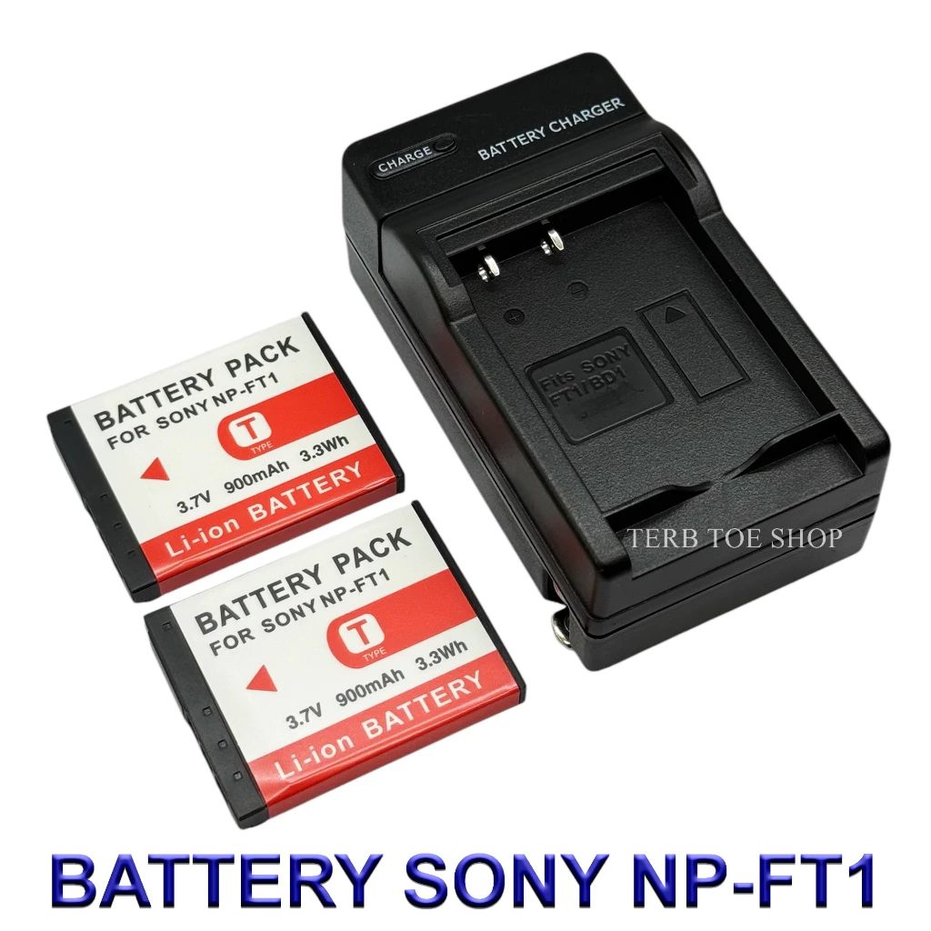 NP-FT1 / NPFT1 / FT1 Battery and Charger For Sony Cybershot DSC-L1,M1,M2,T1,T3,T5,T9,T10,T11,T33