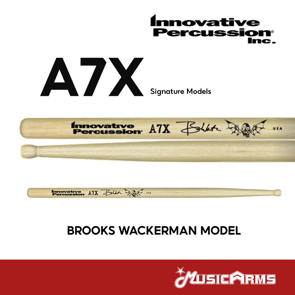 Innovative A7X BROOKS WACKERMAN MODEL ไม้กลองชุด Music Arms
