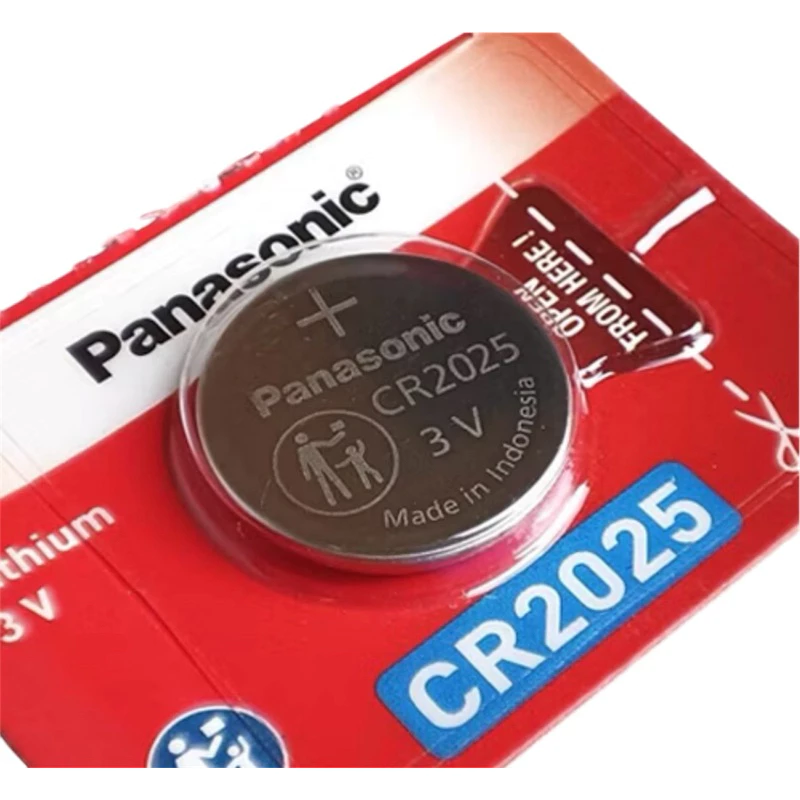 ถ่านPanasonic CR2025 Lithium 3V แบ่งขาย1ก้อน ของแท้จากตัวแทนจำหน่าย