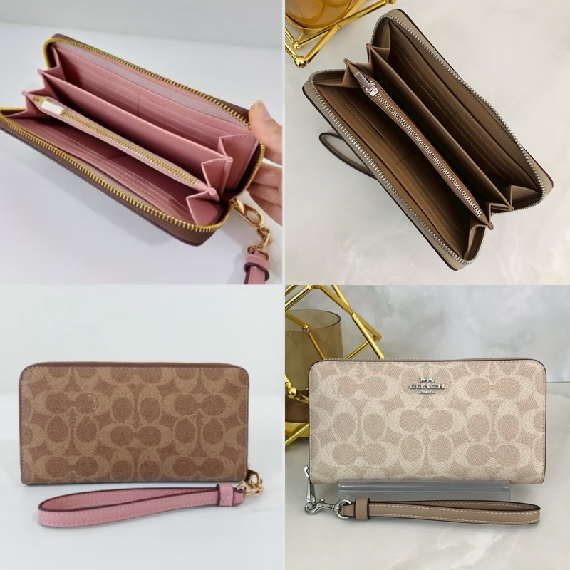 🎀(สด-ผ่อน) CW778 LONG ZIP AROUND WALLET