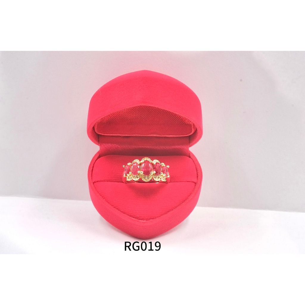 4ลาย จำนวนจำกัด แหวน ทับทิมแดง เครื่องประดับ เข้ากับทุกการแต่งกาย - รูปที่ 5