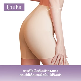 TENIKA เอวกลางกางเกงซับในไร้ขอบ กันโป๊ ซับในขาสั้น สัมผัสนุ่มยืดสบาย Plus Size（M-XXL）
