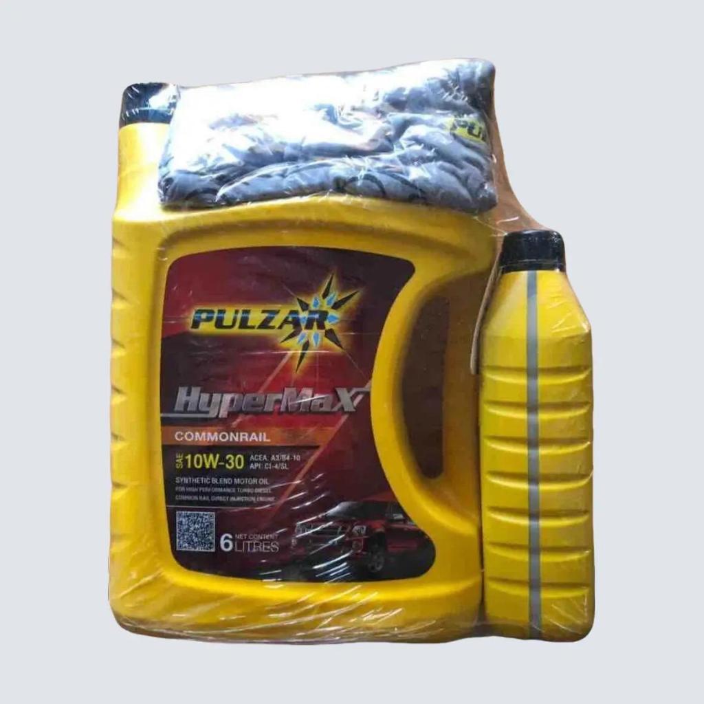 น้ำมันเครื่อง Pulzar hypermax SAE 10w-30(6ลิตร+1ลิตร)