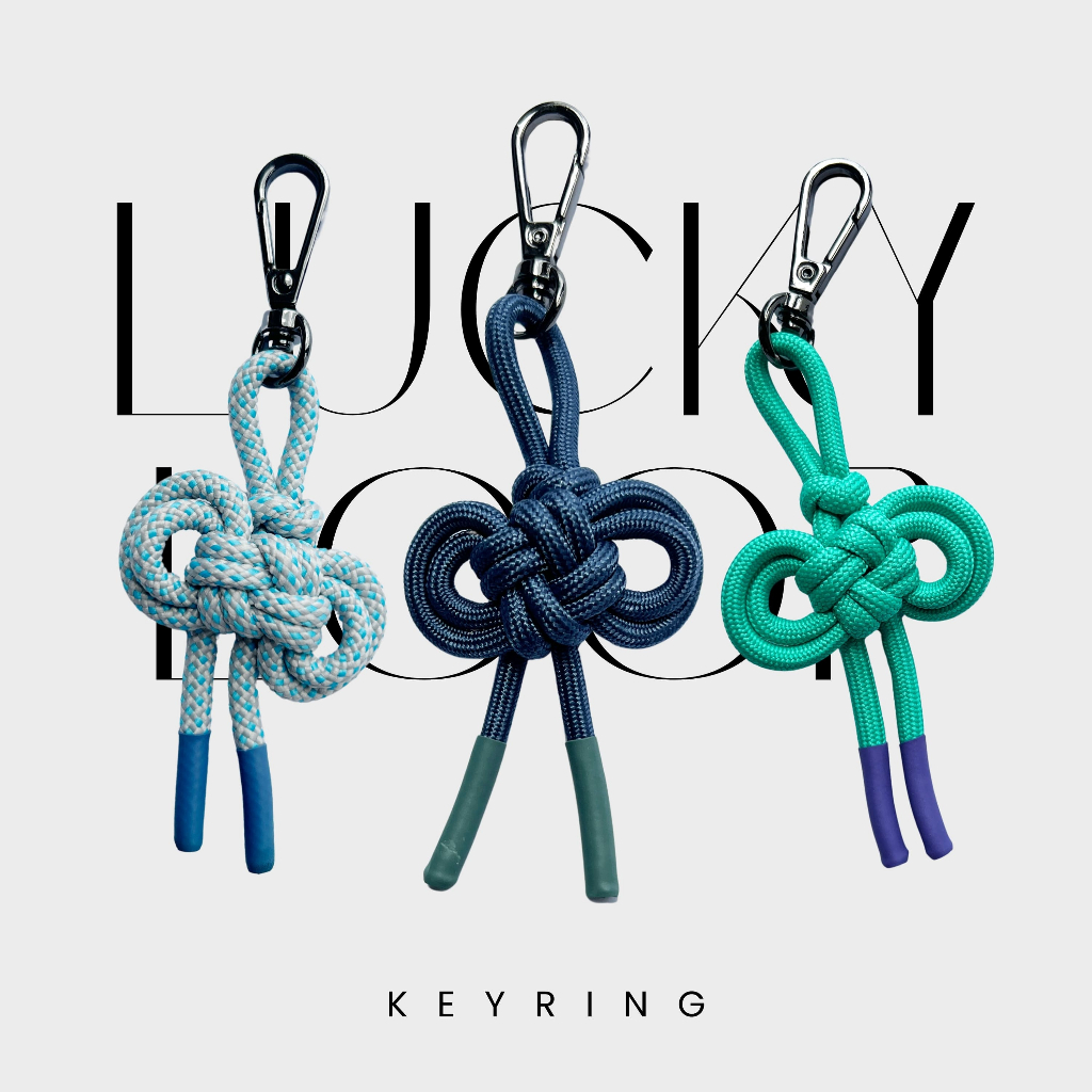 พวงกุญแจลัคกี้ Lucky Loop Keyring ห้อยหางซิป ห้อยตกแต่งกระเป๋า