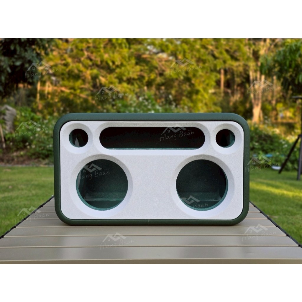 [หุ้มหนัง/สีทักแชท] ตู้โค้ง พาสซีฟ 5 นิ้ว (เพลทหน้า)