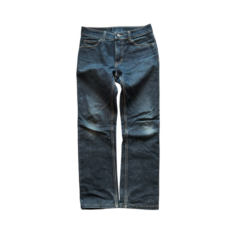 กางเกงยีนส์ผ้าดิบมือสอง buck off หนา16oz เฟดแล้วบางจุด อ่านลายละเอียดก่อนสั่ง