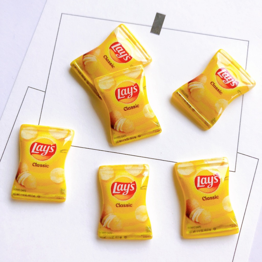 ่j245ถุงขนมเรย์ ถุงมันฝรั่งของจิ๋วแพ็คละ 10 ชิ้น