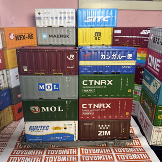 [พร้อมส่งในไทย] กล่องเหล็กใส่ของ ตู้คอนเทนเนอร์จิ๋ว โมเดลตู้คอนเทนเนอร์ ฐานวางตู้คอนเทนเนอร์จิ๋ว
