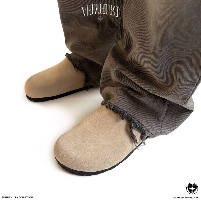 รองเท้าหนัง Vely.Hurt Simple Slide