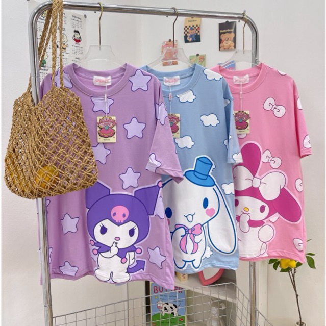 ◡̈ เสื้อป้ายNewmily รวมคุโรมายเมและชินนา /อก44“