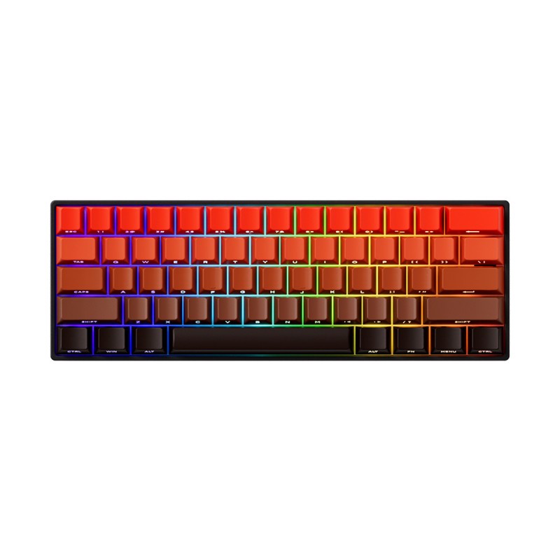 iHAVECPU KEYBOARD (คีย์บอร์ด) MONSGEEK FUN60 PRO SP 8K IN WIRED MODE SIDE PRINTED (AKKO GLARE MAGNETIC SWITCH) (EN)