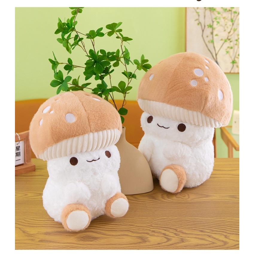 เห็ดคนของเล่นตุ๊กตาของขวัญสําหรับตกแต่งบ้านตุ๊กตาของเล่นหมอนเบาะสําหรับเด็กคอลเลกชัน - รูปที่ 4