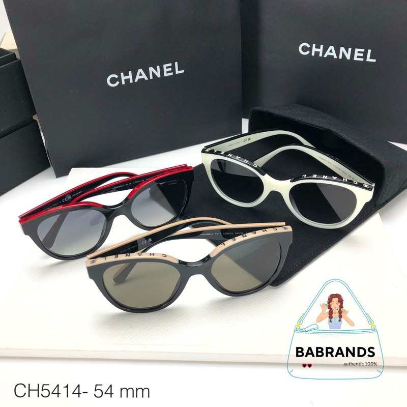 พร้อมส่ง  New Chanel butterfly Sunglasses CH5414 รุ่นฮิต  ของแท้100%