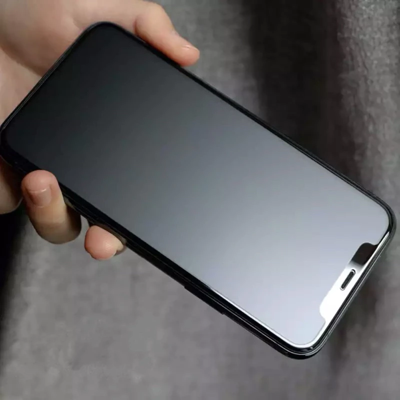 ฟิล์มกระจก ด้าน สำหรับ iPhone เต็มจอ นิรภัย AG 17Air/17 Pro Max/16E/16/15/14/13/12mini 11 6 6S 7/8 Plus X XR XS Max SE3 thumbnail 5