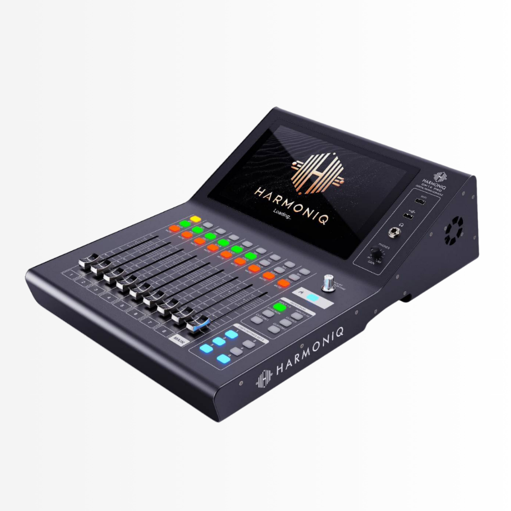 HARMONIQ DM16 PRO Digital Mixer มิกเซอร์ ดิจิตอล 16CH มี บลูทูธ ระบบ DSP ขั้นสูง ควบคุมผ่านหน้าจอ