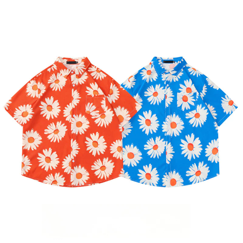 เสื้อฮาวายลายดอกไม้แขนสั้น thumbnail 7
