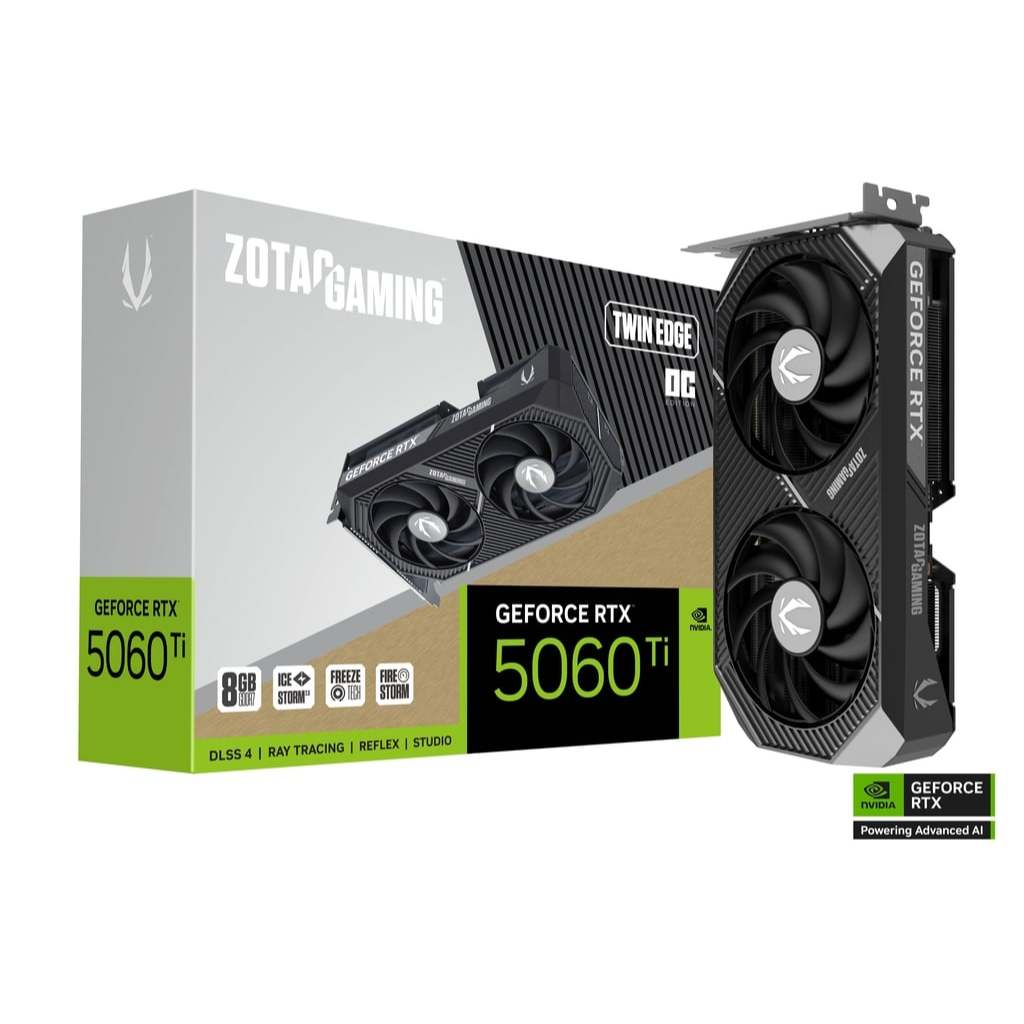 ZOTAC GAMING GeForce RTX 5060 Ti 8GB Twin Edge OC (การ์ดจอ)