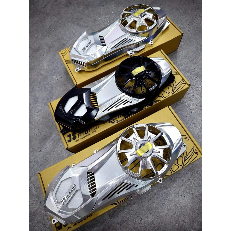 JS Manuf. 🇹🇼 ครอบแคร้ง Vespa Sprint / Primavera Made in Taiwan แคร้ง เวสป้า cnc