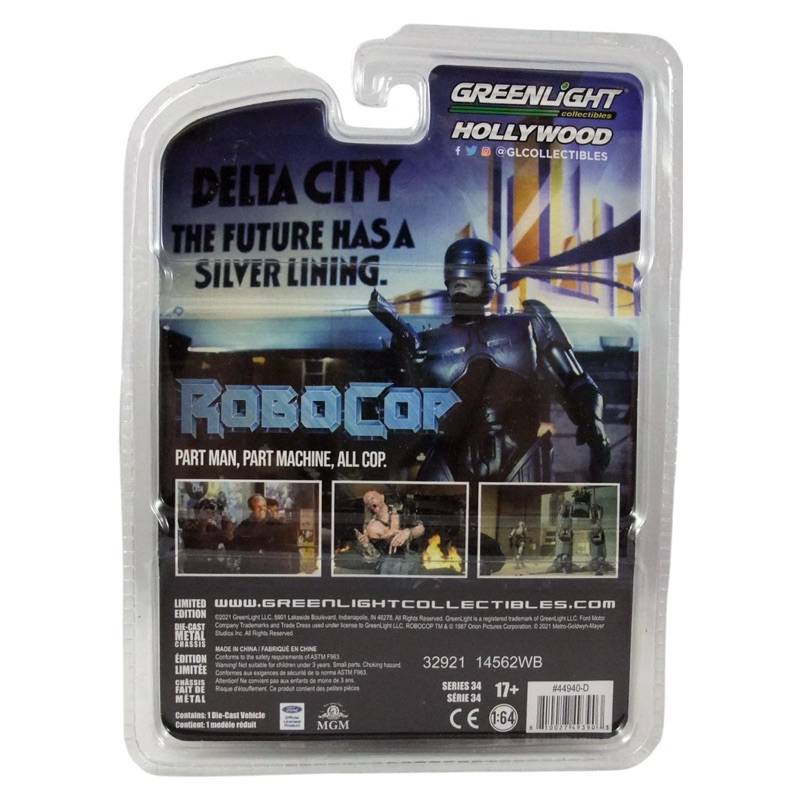 Greenlight | 1986 Ford Taurus LX (ROBOCOP) ตำรวจเหล็ก สเกล 1:64 44940 ราคา ถูกที่สุด ดีลบีเคเค แกลเลอรีภาพที่ 2