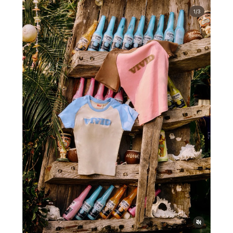 ✨พร้อมส่ง✨ใช้โค้ด 30% , 20% ได้ ‼️ Vividvibe.co - Vivid baby tee เสื้อยืดครอป✨ / New in pack ของแท้ 