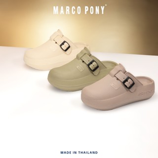 MARCO PONY รองเท้าผู้หญิง รองเท้าเปิ กันลื่น พื้นหนา รองเท้า…