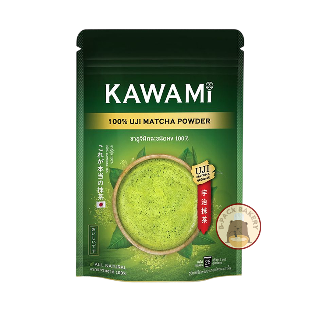 (คาวามิ อูจิ) คาวามิ อูจิมัทฉะ 100% Kawami Uji Matcha Powder 100% 100g Longbeach