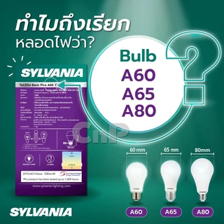 SYLVANIA หลอดไฟ LED Bulb 5W 8W 10W 12W 15W ซีลวาเนีย รุ่น ToLEDo Basic Plus