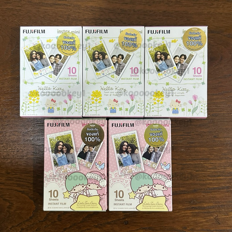 พร้อมส่ง Fujifilm Instax Color Mini Film - ฟิล์มลายสำหรับกล้อง INSTAX MINI (หมดอายุ 2026-12)