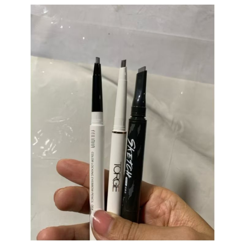 ดินสอเขียนคิ้ว มีหลายแบบเขียนคิ้วออโต้หัวกลาง/ หัวใหญ่  เขียนง่าย ติดทนนาน พร้อมส่ง