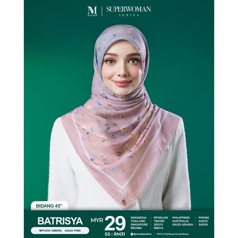 ผ้าคลุมแบรนด์ MINAZ **รุ่นใหม่ล่าสุด * พร้อมส่ง (MS1-MS20 pre0rder พร้อมส่งประมาณ 26/4/68)