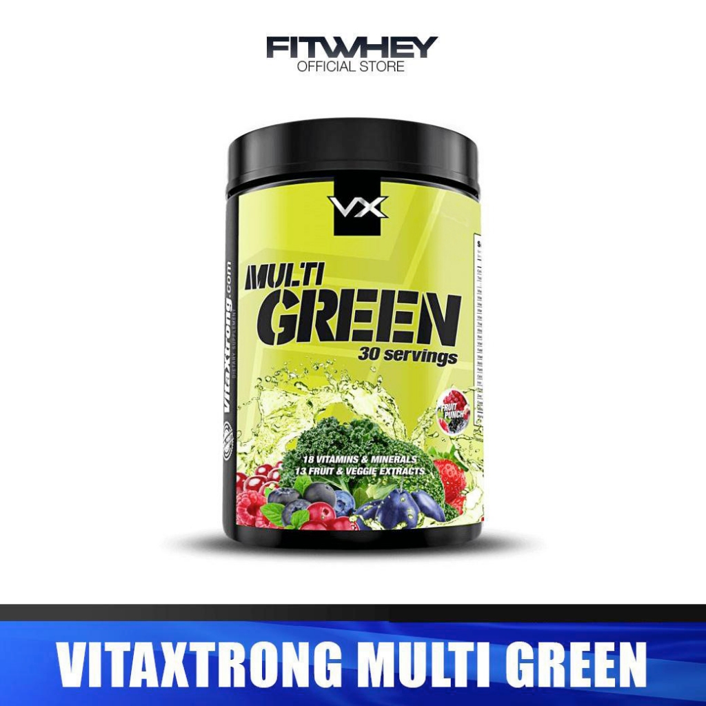 VITAXTRONG MULTI GREEN | วิตามินรวมจากผักผลไม้ 13 ชนิด + Q10 + ALA + PYCNOGENOL