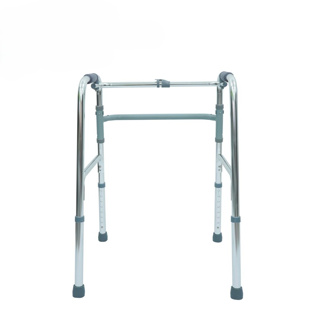 (คุณภาพสูง) Walker อลูมิเนียม ช่วยเดิน พับได้ ปรับได้ 8 ระดับ